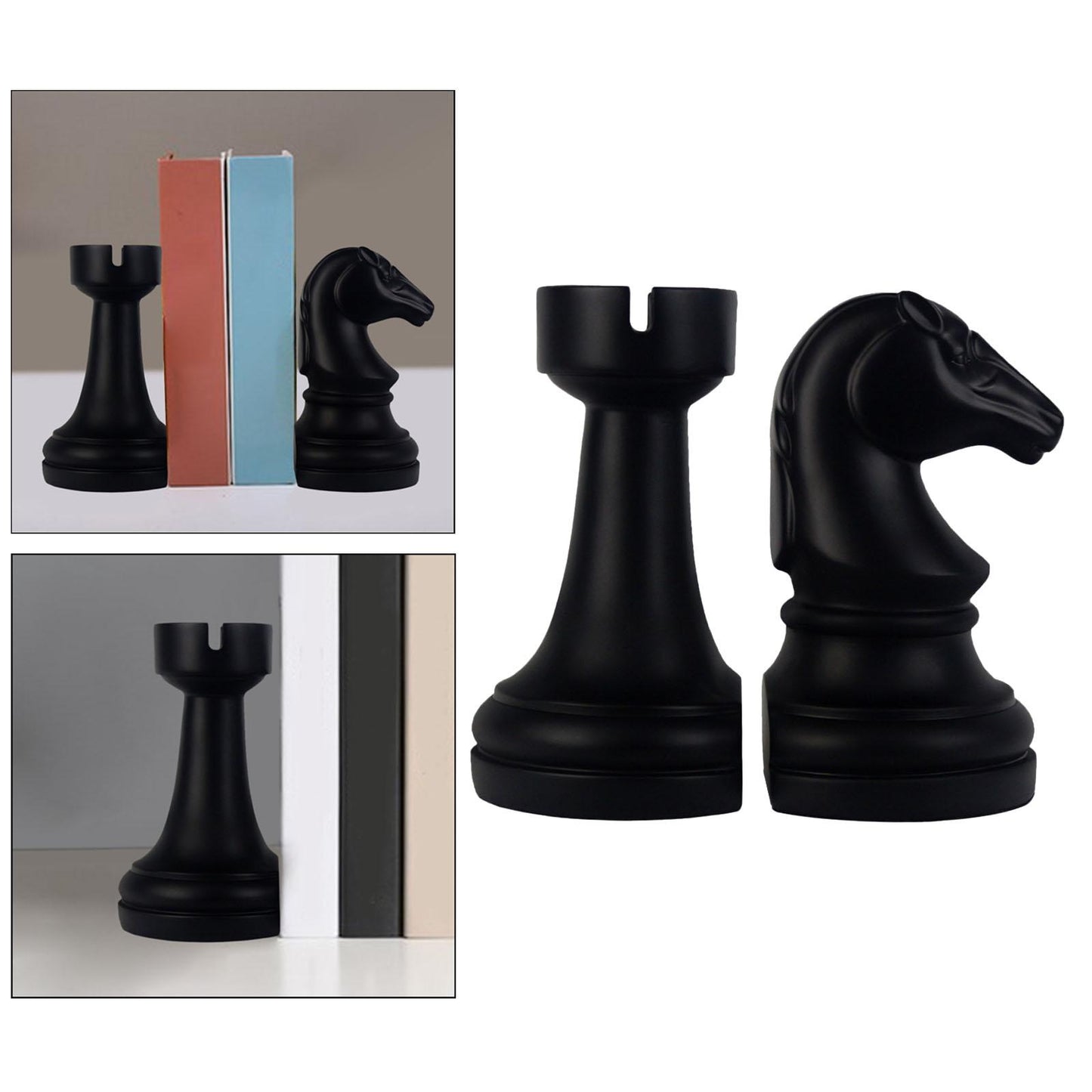 Chessmaster Bookends