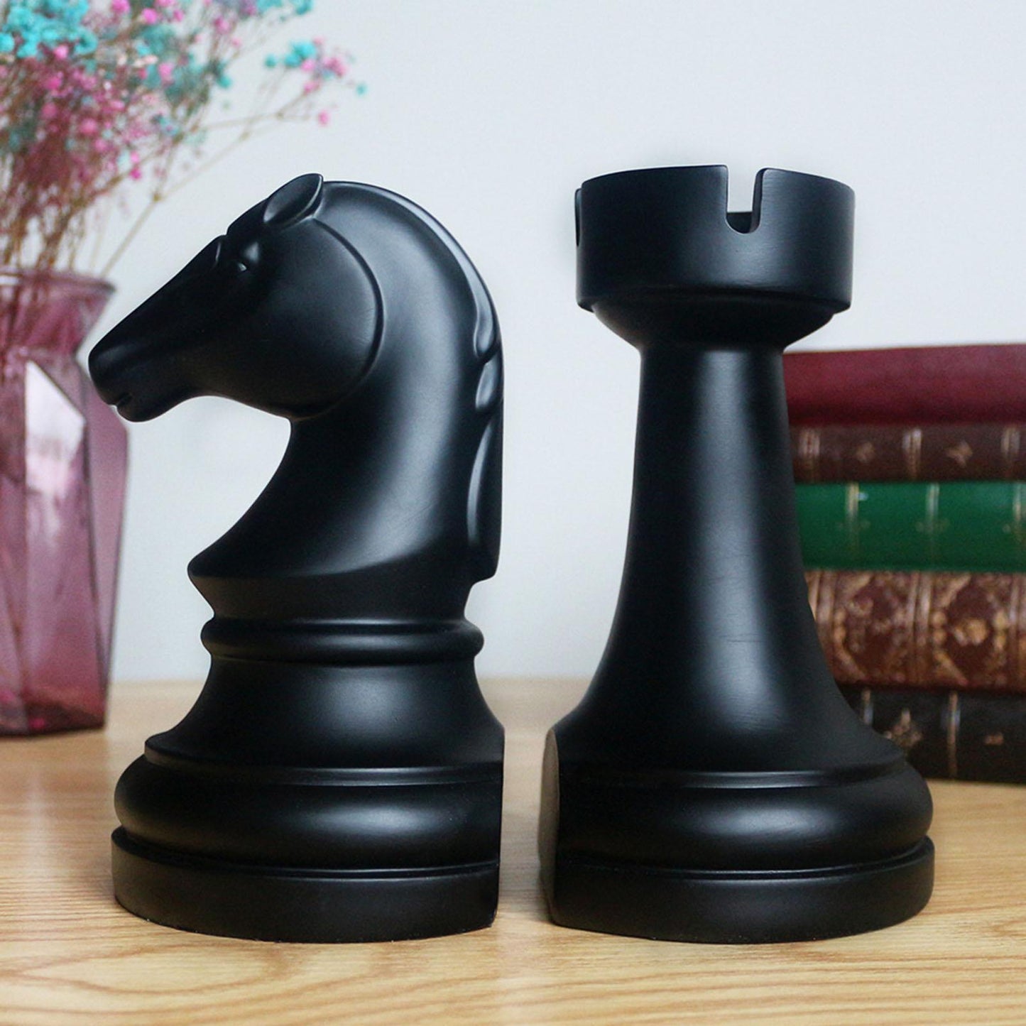 Chessmaster Bookends