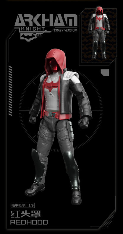 Hot F5 Circular Culture Batman (Crazy Edition): Arkham Knight'S Fatal Strike Red Hood Assembled Mobile Toy Collection Model Gift
