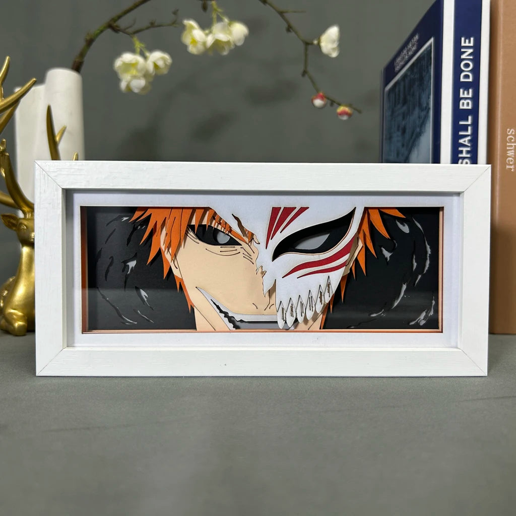 Anime LED Lamp – Ichigo Kurosaki Shadow Box (Bleach)