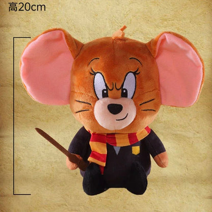 Tom and Jerry 100th Anniversary Plush – Tom Dressed as Harry Potter (20cm)