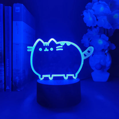 Kawaii Cat 3D Illusion Lamp