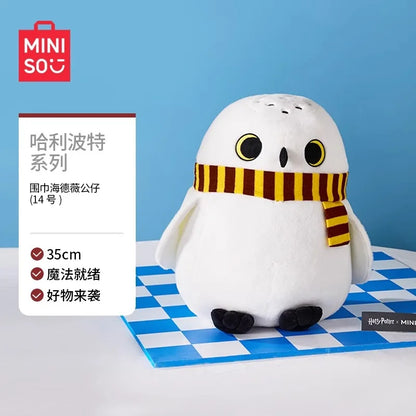 MINISO Harry Potter Hedwig Doll Scarves Creative Dolls Pillows Holiday Gifts  Creative Pillow Cute Decoration Genuine Anime