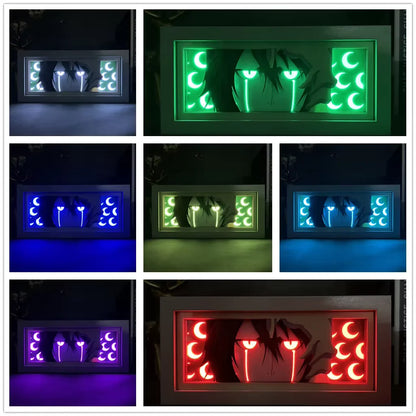 Anime LED Lamp – Ichigo Kurosaki Shadow Box (Bleach)