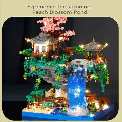 Castillo del Jardín Flotante – Modelo Arquitectónico de Fantasía Oriental