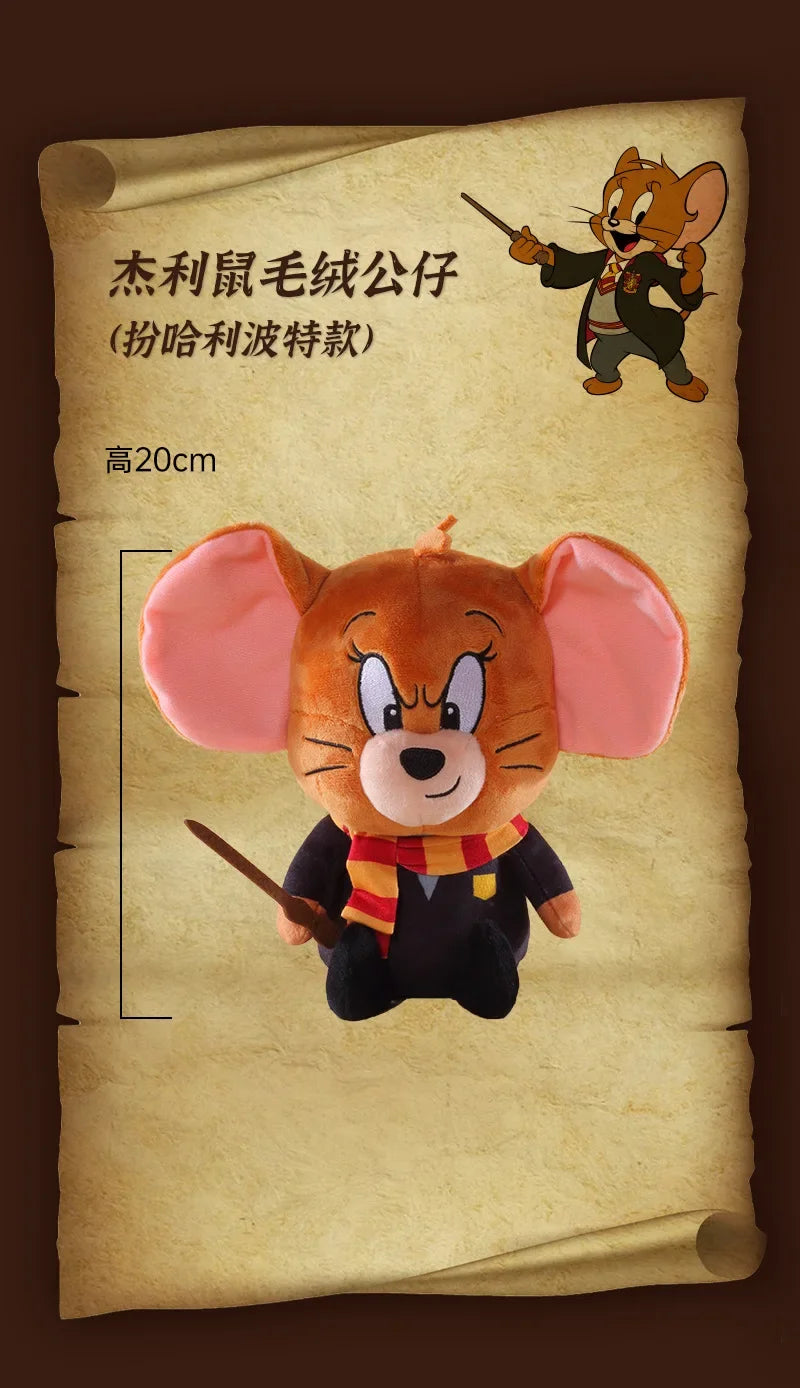 Tom and Jerry 100th Anniversary Plush – Tom Dressed as Harry Potter (20cm)