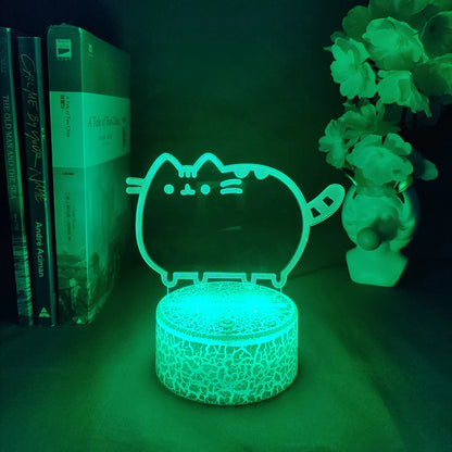 Kawaii Cat 3D Illusion Lamp