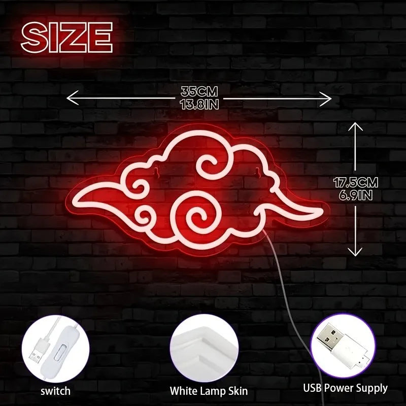 Akatsuki cloud Neon lamp.