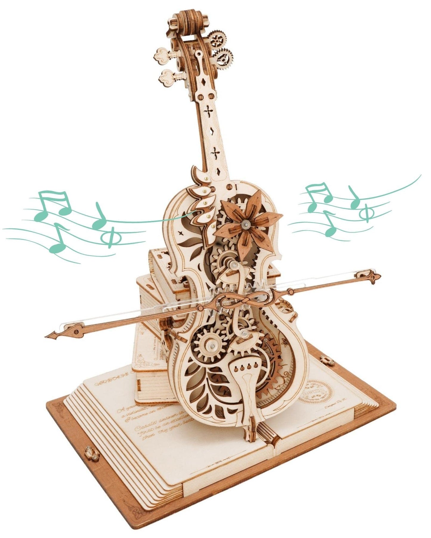 Magic Music Box | 3D Wooden Puzzle with Self-Playing Violin