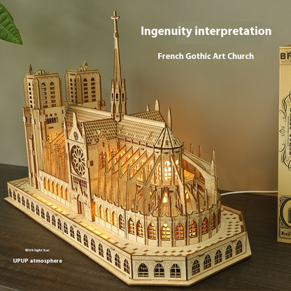 Rompecabezas 3D Castillo Notre Dame – Modelo Creativo para Armar