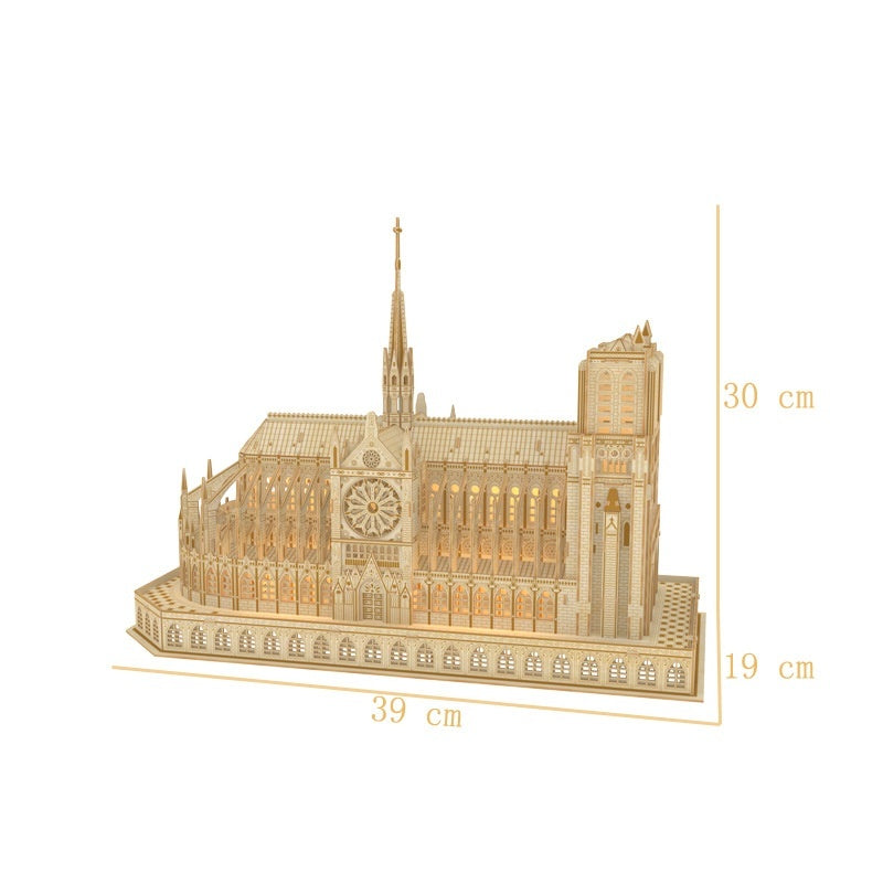Rompecabezas 3D Castillo Notre Dame – Modelo Creativo para Armar