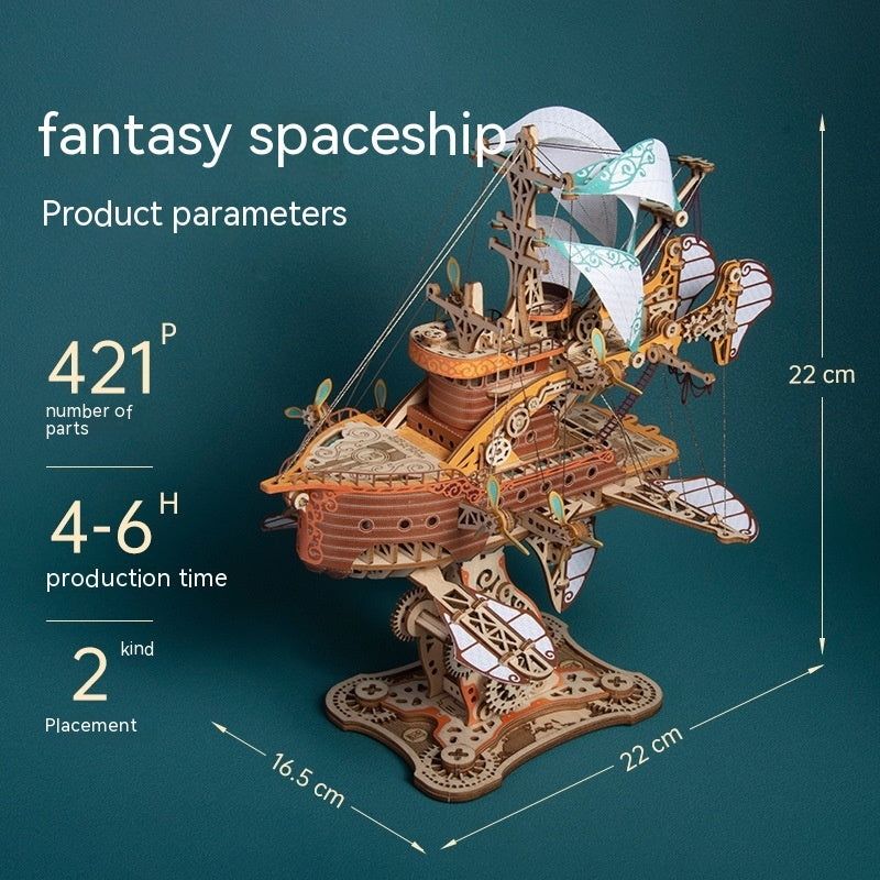 3D Wooden Ship Puzzle — Where History Meets Modernity