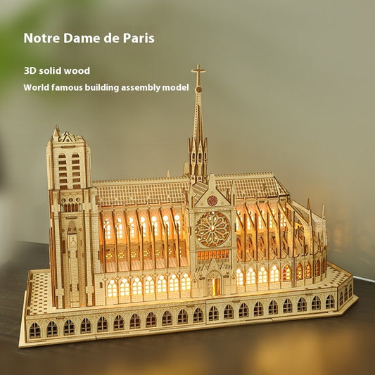 Rompecabezas 3D Castillo Notre Dame – Modelo Creativo para Armar